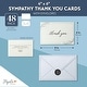 preview thumbnail 2 of 7, Sympathy Thank You Cards with Envelopes and Stickers (4 x 6 In, 48 Inches)