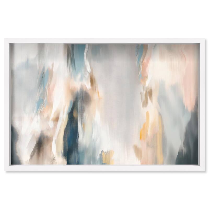Gilded Gorge III Shadowbox by Art Remedy - White - 15" x 10"