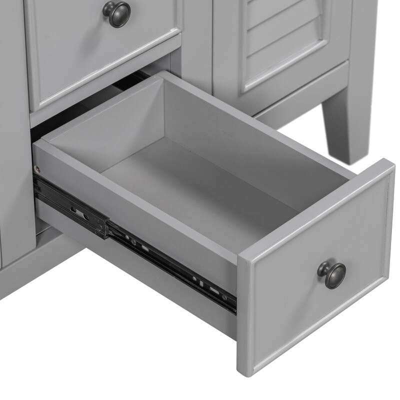 Modern Bathroom Vanity without Sink, Cabinet Base Only