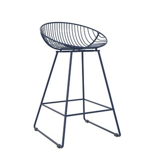 CosmoLiving by Cosmopolitan Ellis 24 inch Metal Counter Height Bar Stool
