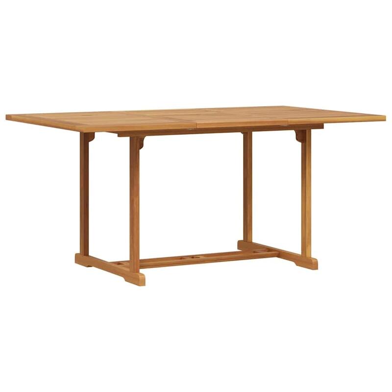 vidaXL Garden Dining Set 5 pcs Natural Solid Acacia Wood - 21.65 x 22.05 x 35.63 in