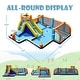 preview thumbnail 5 of 10, Costway Giant Soccer-Themed Inflatable Water Slide Bouncer Splash Pool - See Details
