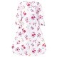 preview thumbnail 1 of 0, Hudson Baby Girls Long Sleeve Plush Faux Fur Sleeping Bag, Wearable Blanket, Butterfly Floral 0-6 Months - Butterfly Floral