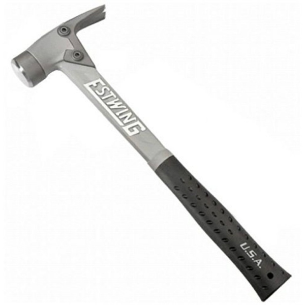 Estwing ALBKM Al Pro Milled Face Nail Hammer with Nylon Vinyl Grip 40 Oz 16