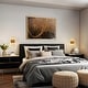 preview thumbnail 8 of 9, Modern Glam 2-Light Reversible Art Deco Bathroom Sconce with Gold Foil Acrylic shade - H 14.2" x W 5.1"