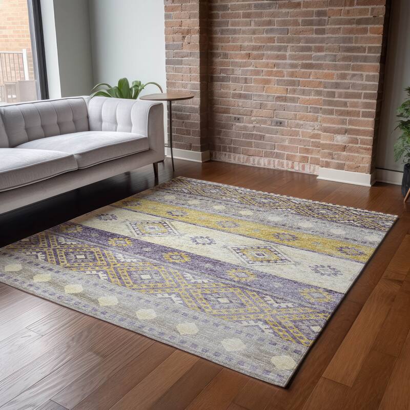 Premium Washable Super Soft Tribal Boho Mayfield Rug
