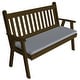 preview thumbnail 18 of 16, Pine 6' Traditional English Garden Bench Coffee