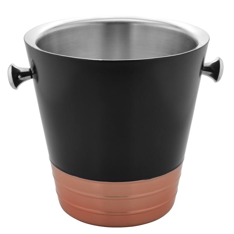 Sol Living Double Walled Stainless Steel Champagne Bucket - 8' x 11'