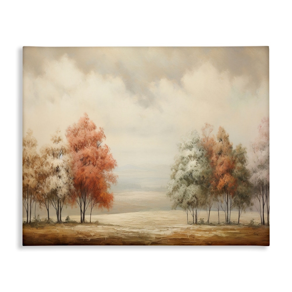 Stupell Muted Autumn Treeline Canvas Wall Art Design By Franklyn Gregory