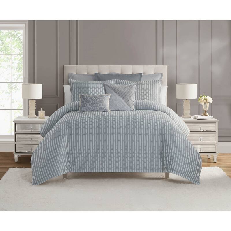 Aretha Blue Moon 3 Piece Comforter Set