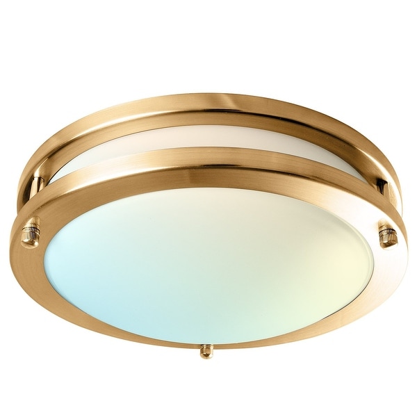 Luxrite 10 Inch LED Flush Mount Ceiling Light Color Temperature