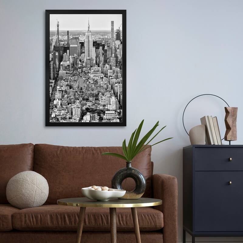 The Empire State Building Premium Framed Poster by Philippe Hugonnard