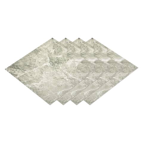 Peel and Stick Floor Tile, 4Pcs Thickened Frosted for Kitchen