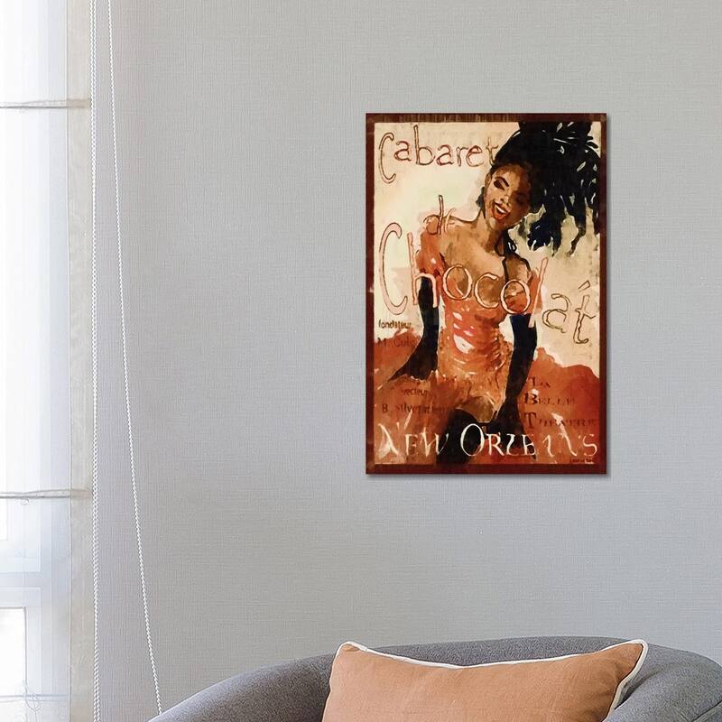 iCanvas "Cabaret Chocolate" by Vintage Apple Collection Canvas Print - 26x18x1.5