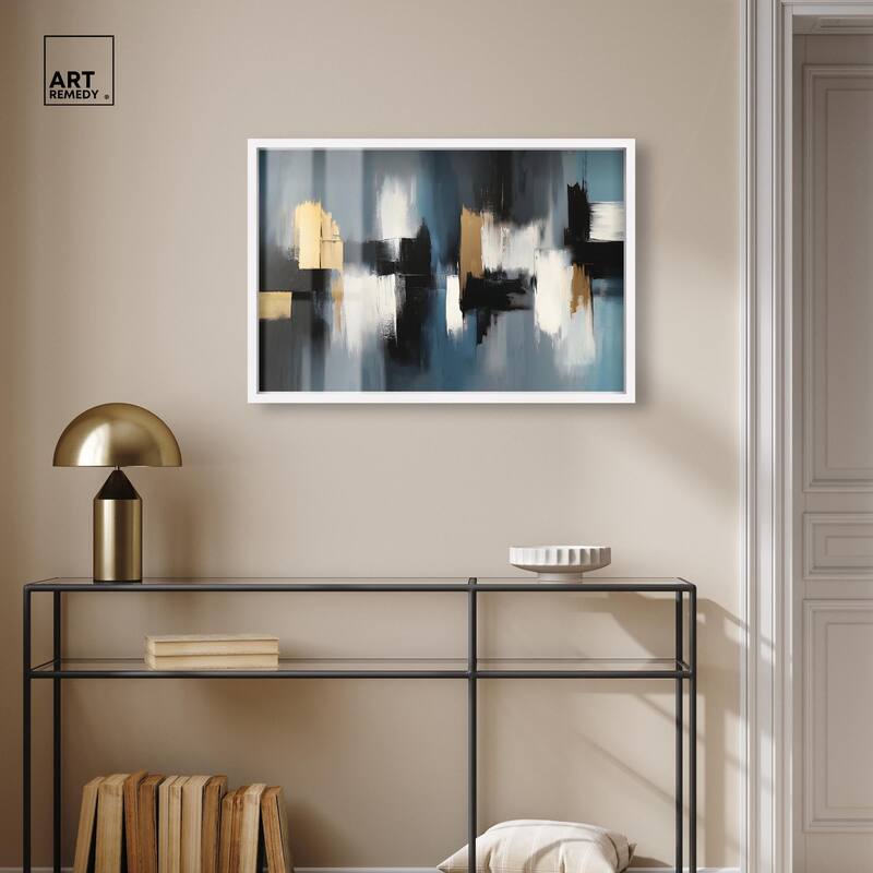 Within Blues Shadowbox by Art Remedy