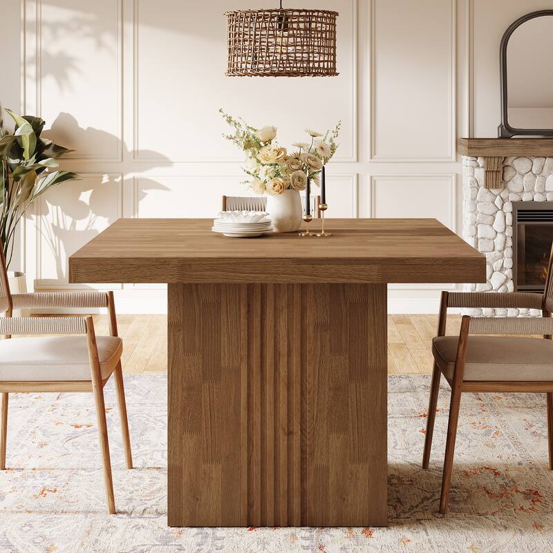 39 Inch Square Dining Table for 4