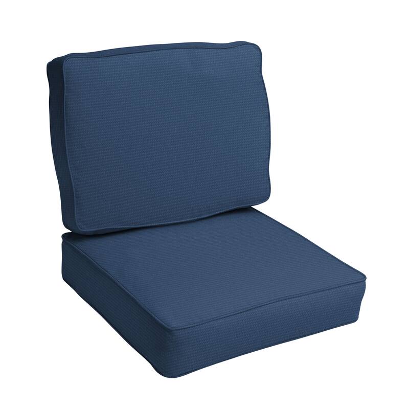 Sorra Home Outdura Solid Indoor/Outdoor Corded Deep Seating Cushion Set