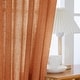 preview thumbnail 39 of 46, Linen Blend Light Filtering Back Tab/Rod Pocket Panel Pair(Set of 2)