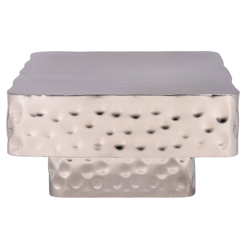 SAFAVIEH Couture Janalee Steel Square Coffee Table - 30"W x 30"D x 15"H