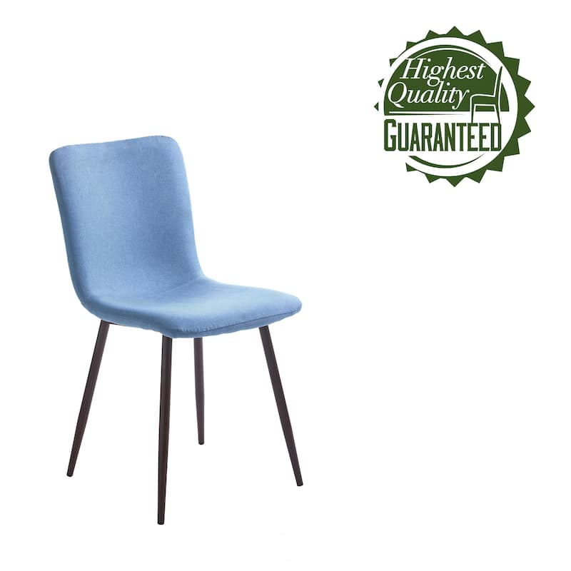 Porthos Home Lexi Dining Chairs Set of 2, Fabric Upholstery, Iron Legs