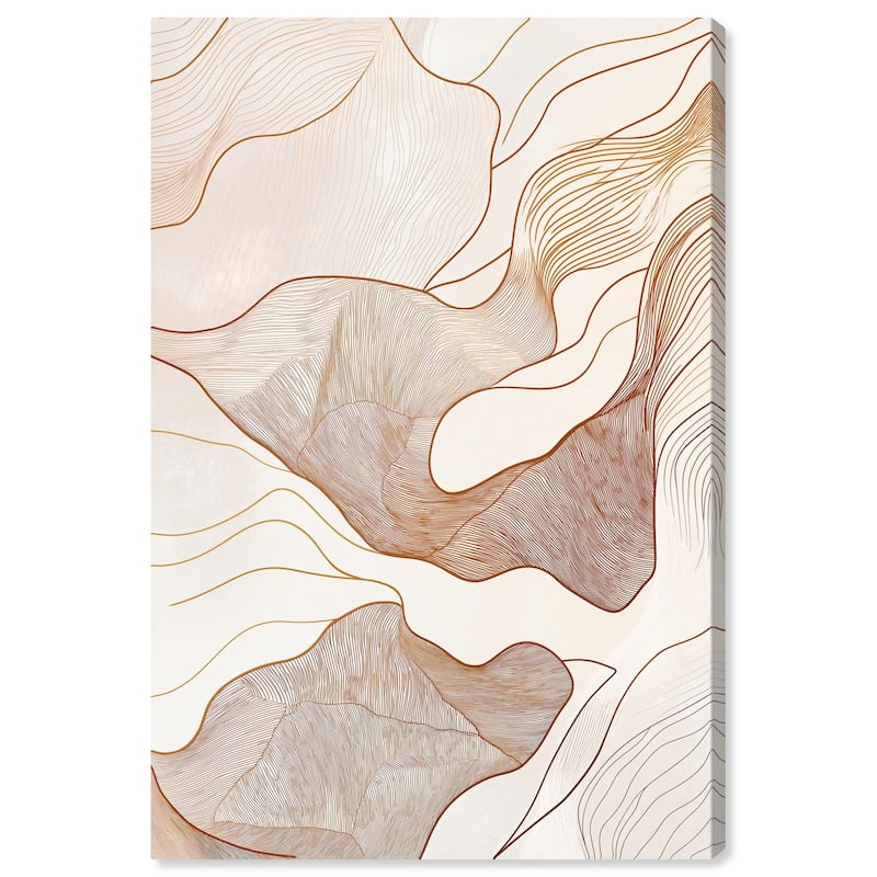 Contoured Reverie I Canvas by Art Remedy, Gallery Wrapped - 30" x 45"