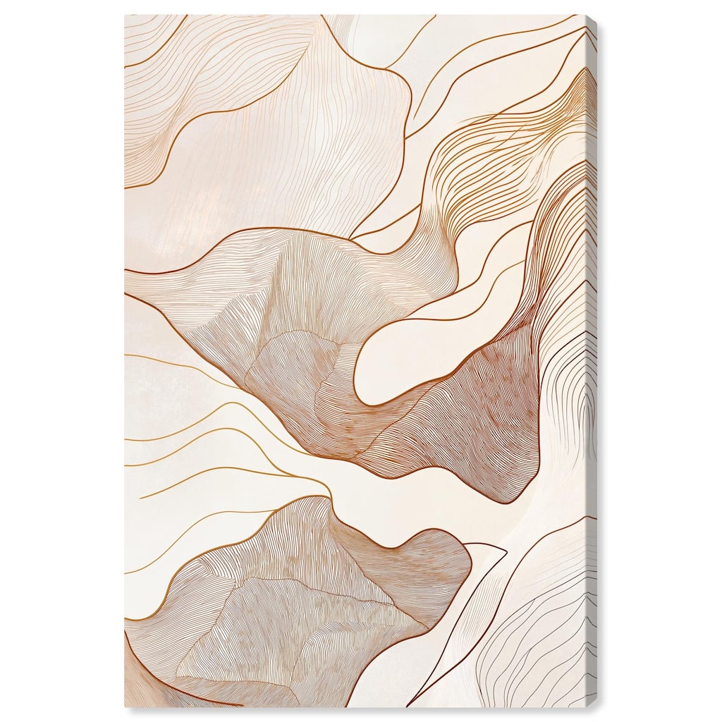 Contoured Reverie I Canvas by Art Remedy, Gallery Wrapped