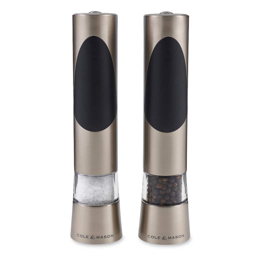 Cole & Mason Richmond Electronic Salt & Pepper Mill Gift Set 8.5"