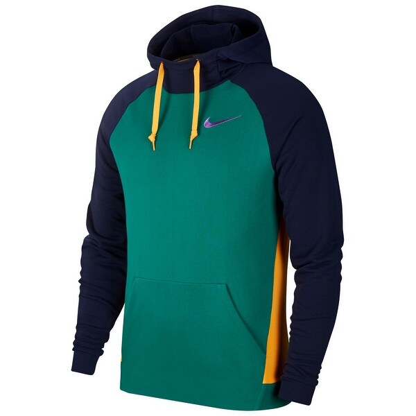 Nike Mens Sweater Blue Green Size XL Colorblock Training Dri Fit Hooded. Opens flyout.