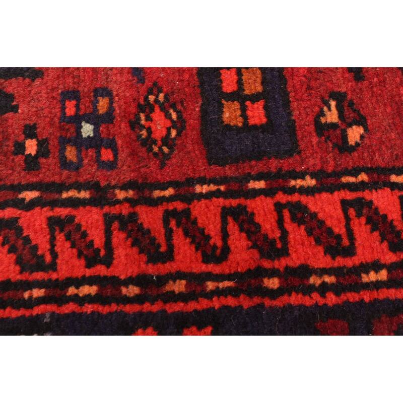 ECARPETGALLERY Hand-knotted Andelz Navy Wool Rug - 4'5 x 7'8