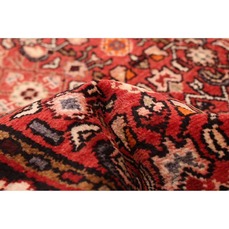 ECARPETGALLERY Hand-knotted Andelz Red Wool Rug - 3'1 x 9'5