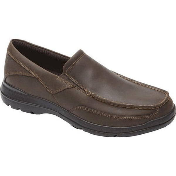 Rockport Men's City Play Two Slip On Dark Brown Leather