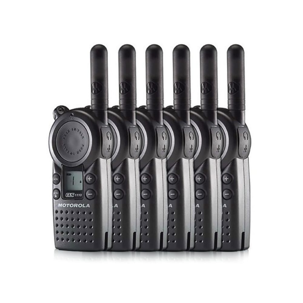 Motorola CLS1410 Two Way Radio with 4 Channels & 56 UHF Frequencies (6-Pack)