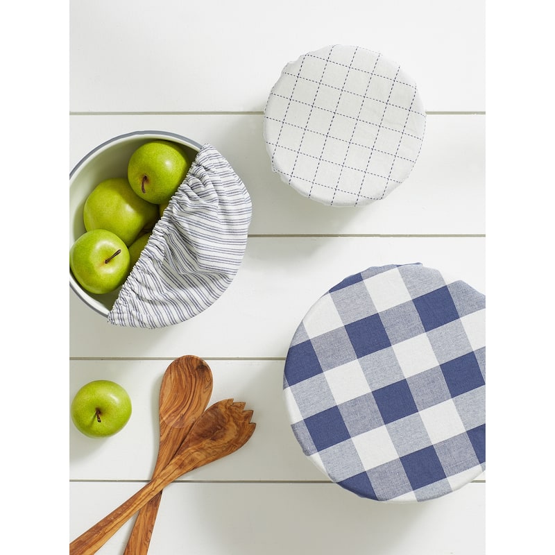 DII Asst Stone Farmhouse Woven Dish Cover (Set of 3)