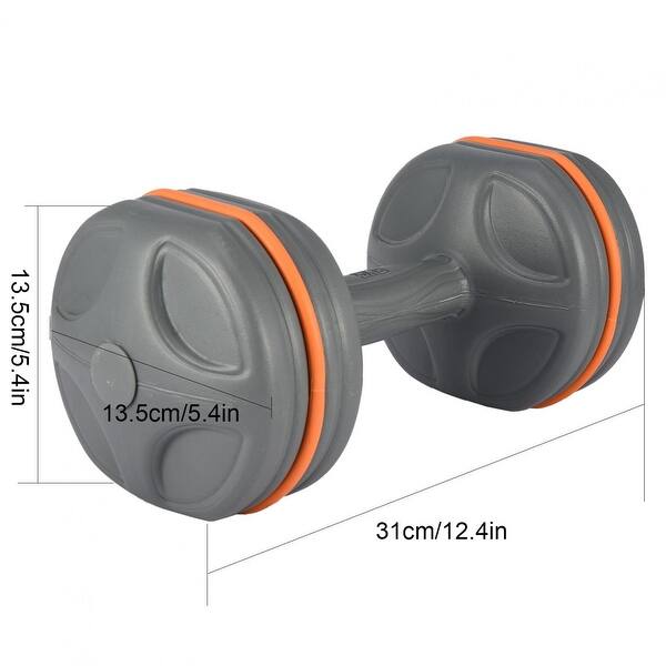 A Pair Dumbbell Barbell Neoprene Coated Weights 5KG Blue Medium Bed