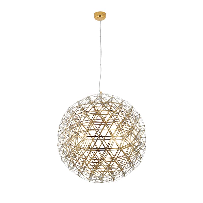 252-Light Gold Stainless Steel LED Chandelier