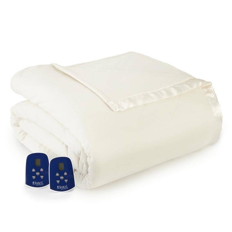 Shavel Micro Flannel® Quilted Electric Heated Blanket