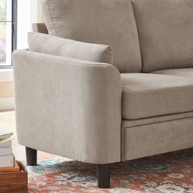 59.05" Loveseat Sofa 2 Set with Soft Handrest