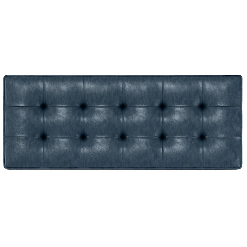 WYNDENHALL Essex 44 inch Wide Transitional Rectangle Ottoman Bench