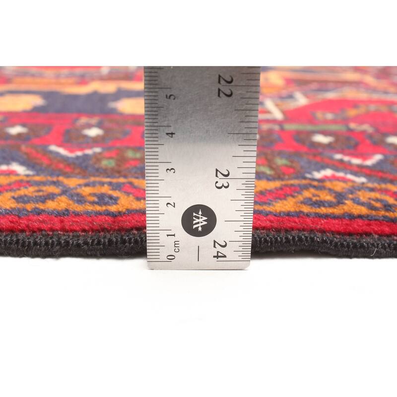 ECARPETGALLERY Hand-knotted Teimani Dark Navy Wool Rug - 2'10 x 4'2