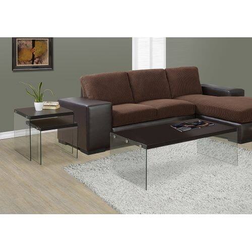 Shop Monarch Specialties Coffee Table Ii 22 Inch Long Glass Cocktail Coffee Table Free Shipping Today Overstock 16414485