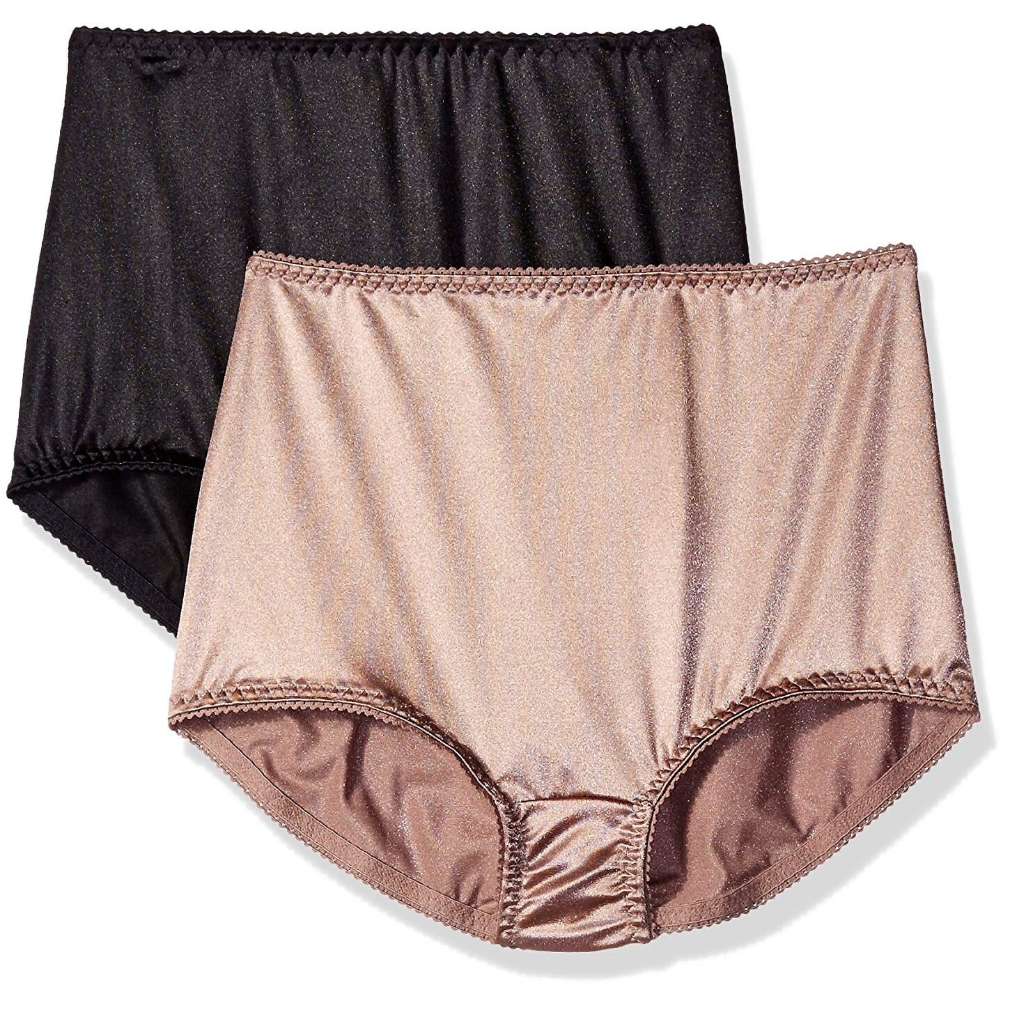 Shapewear Control Panties Vassarette Womens Undershapers 2Pack Light