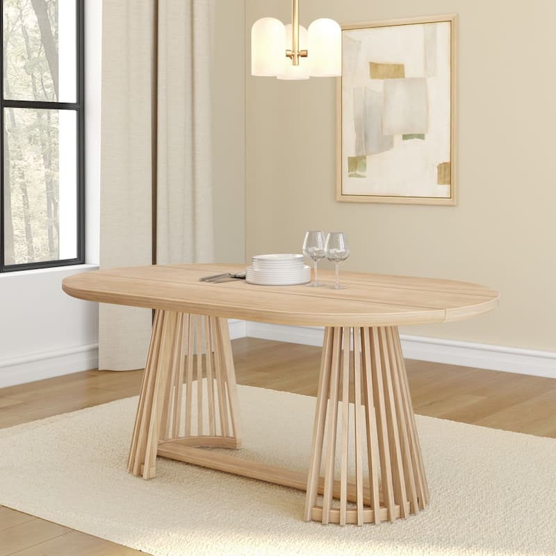 Plank and Beam Lido Oval Pedestal Dining Table - 72"