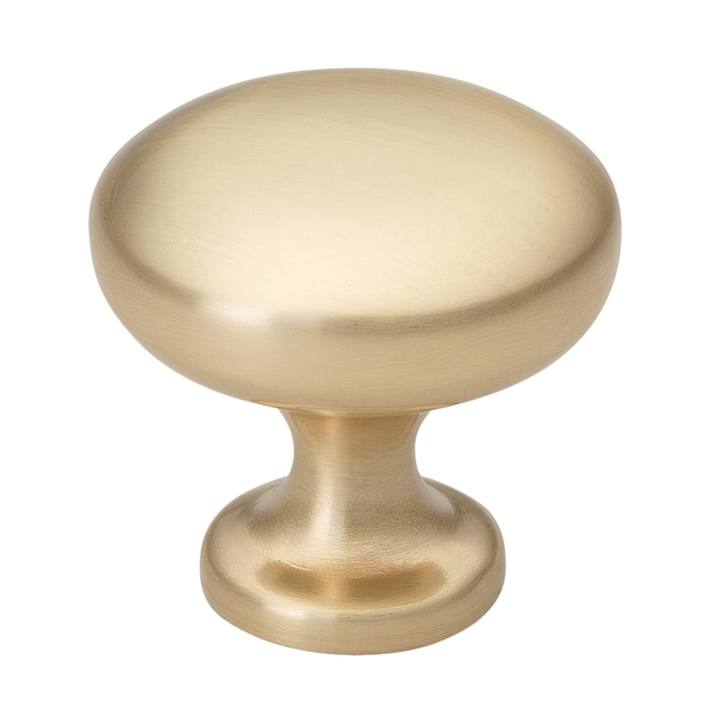 GlideRite 1.13 Inch Classic Round Solid Cabinet Knob