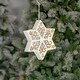preview thumbnail 10 of 10, Set of 3 Hanging Christmas Lights- Snowflakes or Stars