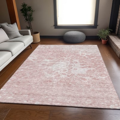Premium Washable Super Soft Muted Floral Mayfield Rug