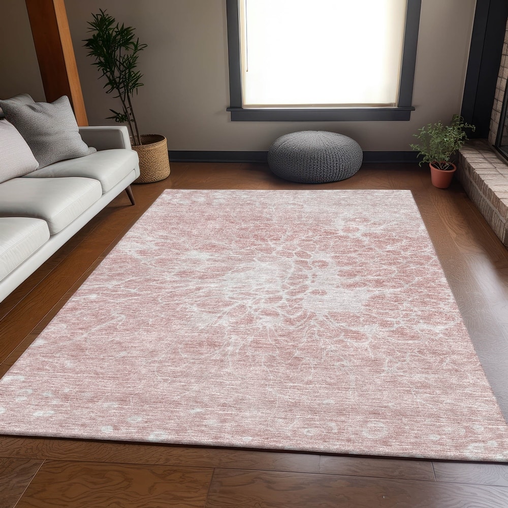 Premium Washable Super Soft Muted Floral Mayfield Rug