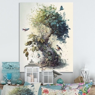 Designart Tree In Nature Tree Canvas Wall Art On Sale Bed Bath
