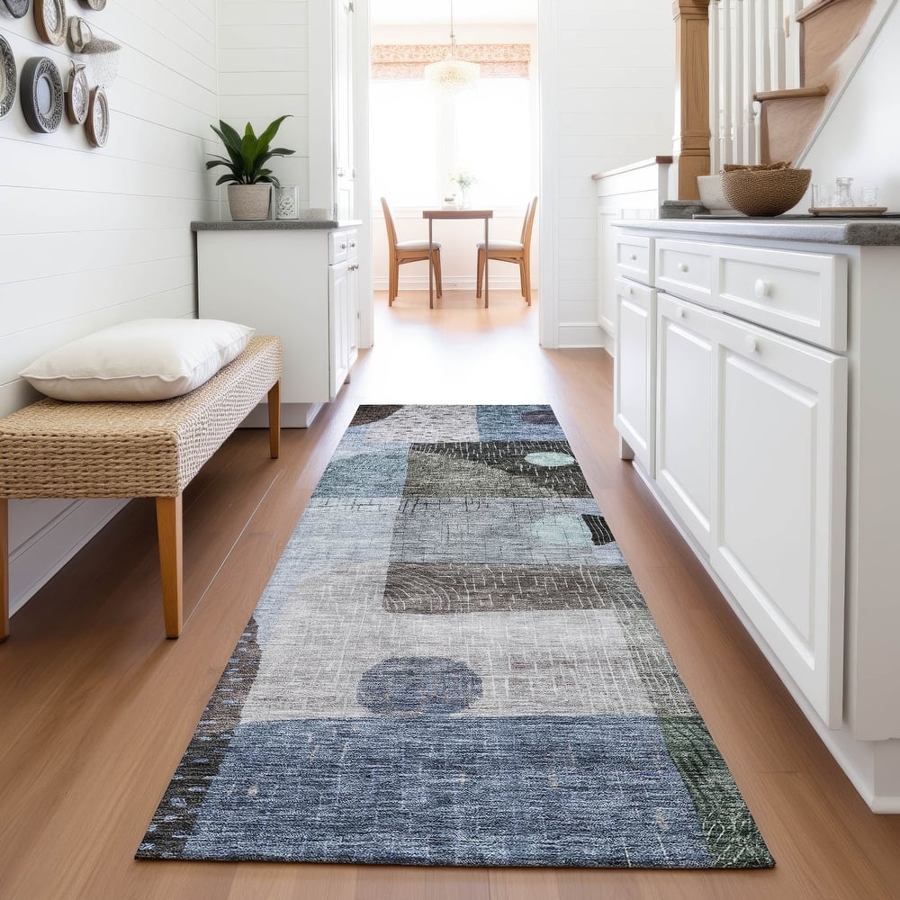 Premium Washable Super Soft Modern Retro Mayfield Rug