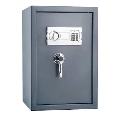 Digital Safe - Home or Office Locked Box for Money, Handguns, Jewelry, and Important Documents by Paragon Safes (Dark Gray)