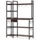 preview thumbnail 7 of 7, Kitchen Bakers Rack with Storage, 43 inch Microwave Stand 5-Tier Kitchen Utility Storage Shelf